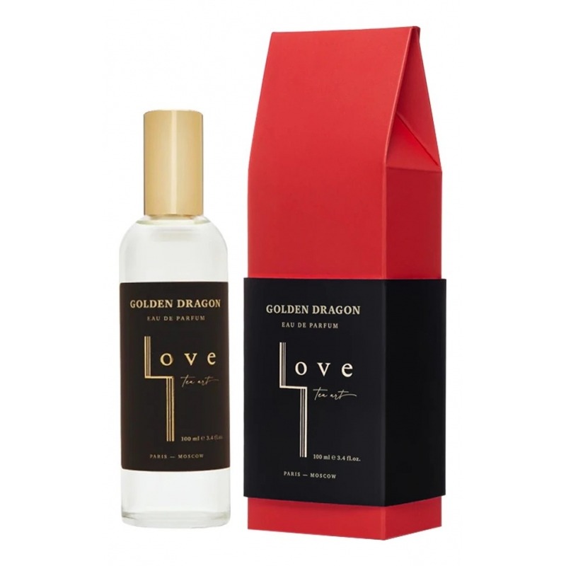 Love Tea Art Golden Dragon